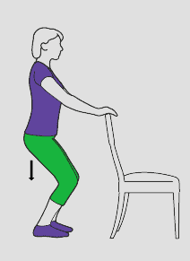 Mini-genuflexiuni – exercițiu pentru stabilitatea genunchiului