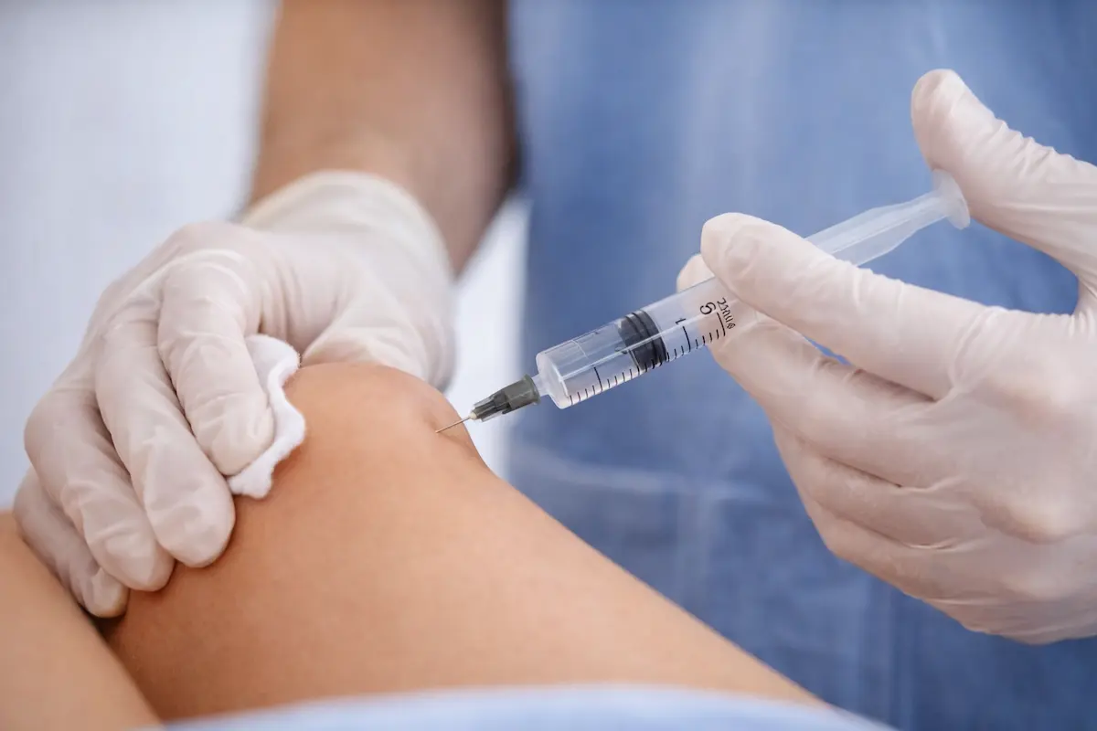 Procedură de infiltrație la nivelul genunchiului